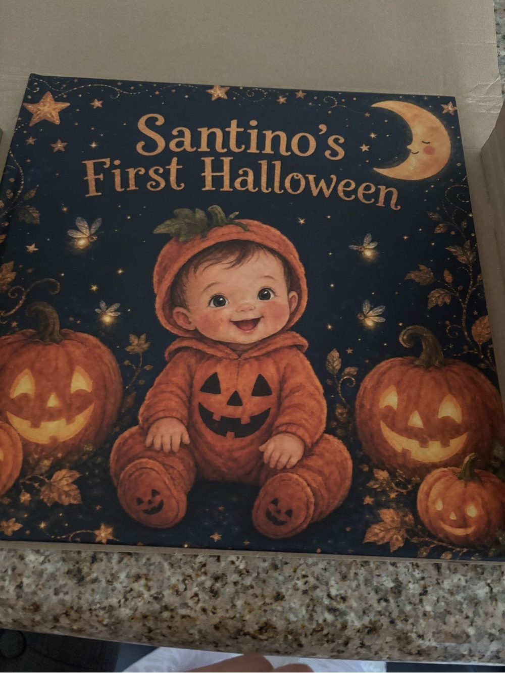 Santino’s first Halloween book